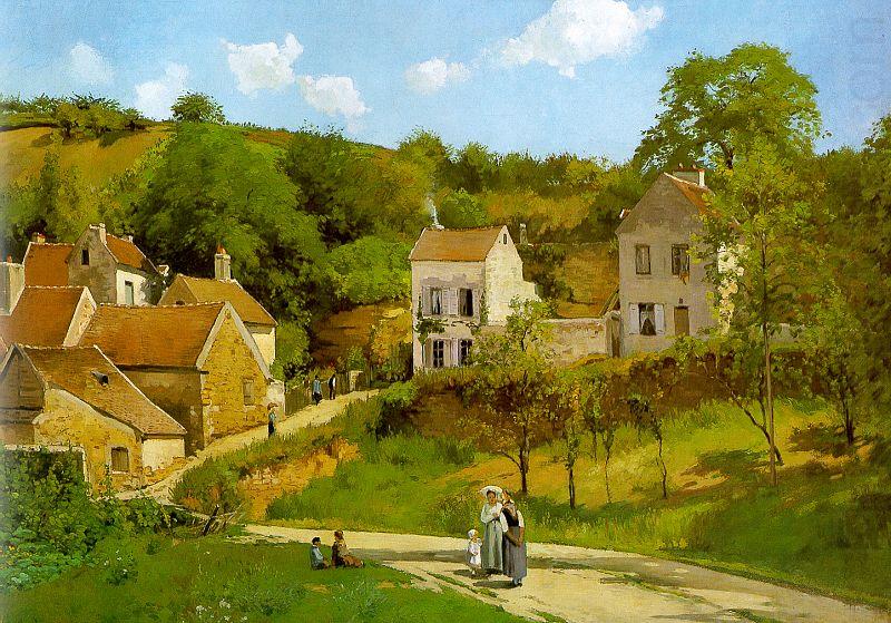 Camille Pissaro The Hermitage at Pontoise china oil painting image